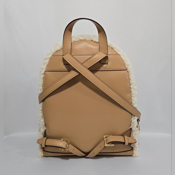 Michael Michael Kors Rhea Peanut MD Zipper Leather Backpack